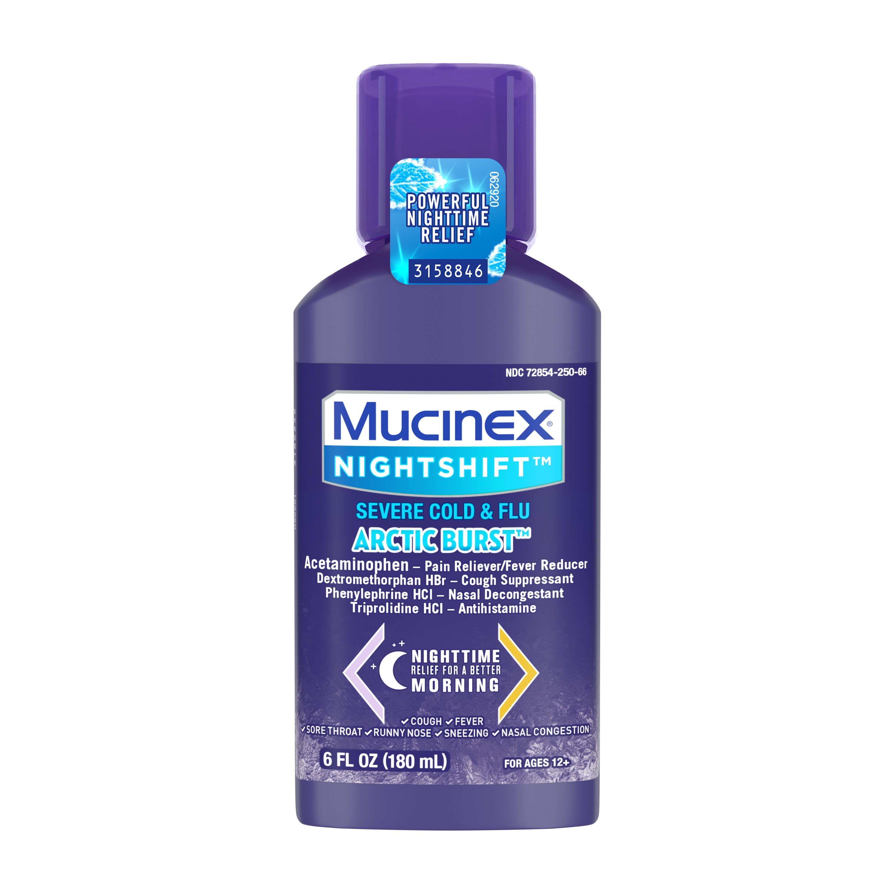 MUCINEX® Nightshift® Severe Cold & Flu - Arctic Burst (Discontinued)